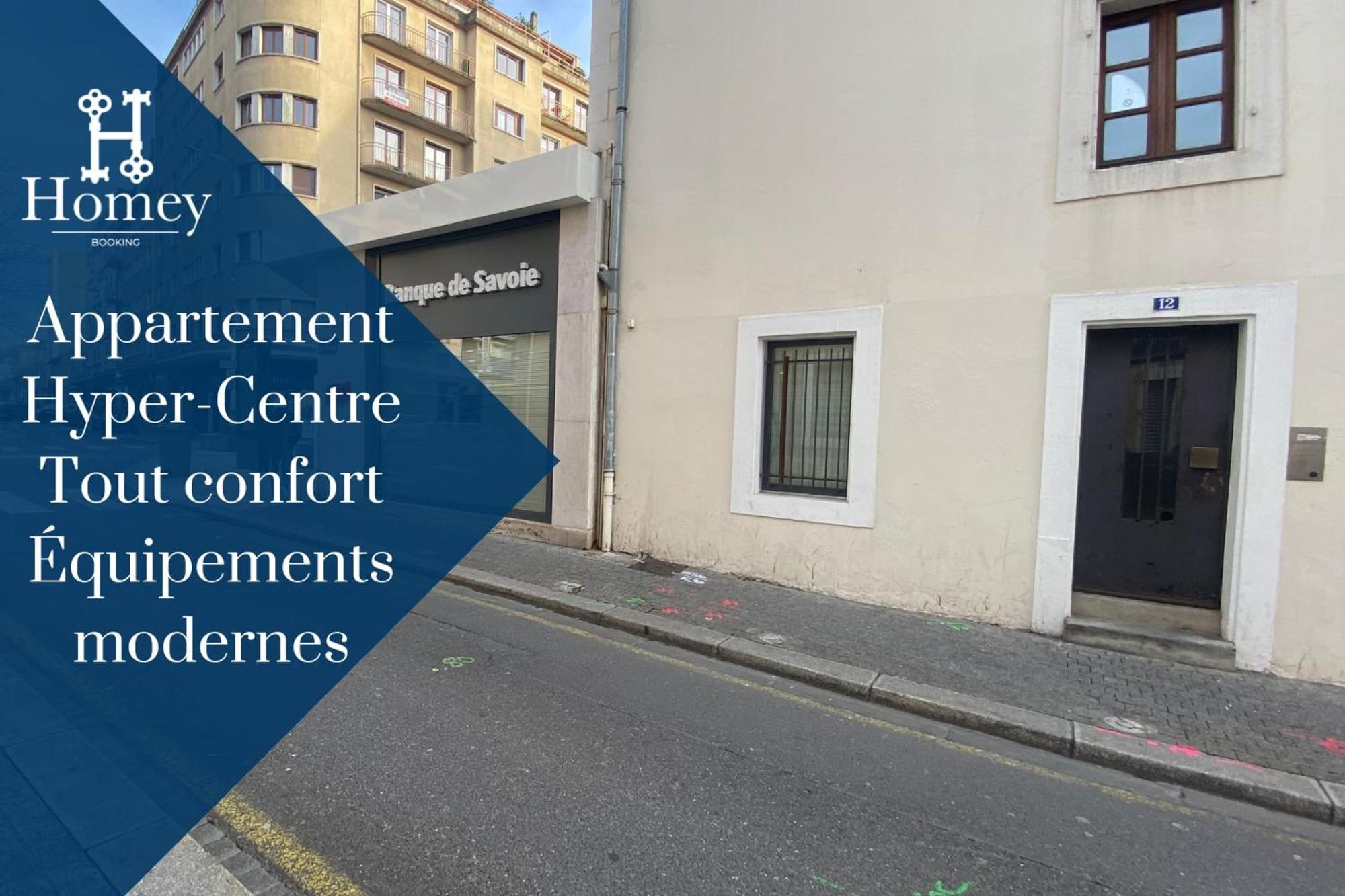 Homey Forest - Hypercentre - Proche Gare Et Tram - Wifi & Netflix Annemasse Ngoại thất bức ảnh